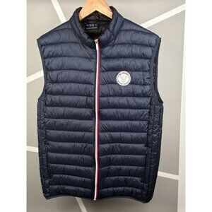 Sport House Val d’Isere France Puffer Vest Women’s Large Blue Ski Resort